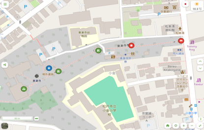 東漸寺境内マップ