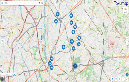 子連れで使いやすい公園マップ（松戸）
